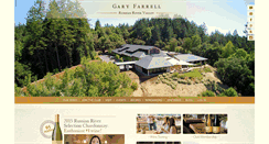 Desktop Screenshot of garyfarrellwinery.com
