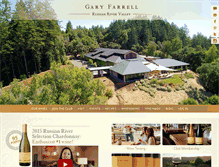 Tablet Screenshot of garyfarrellwinery.com